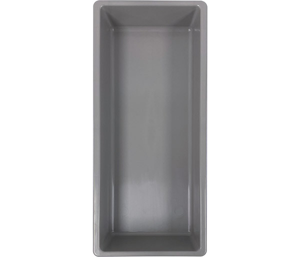 10 Tall gray without cup top view