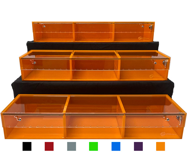 ARS orange.jpg 3-Tier Color Acrylic Setup