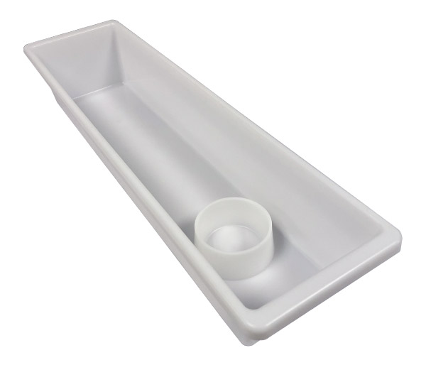 Mini-10 White Polystyrene Tub with Cup Holder