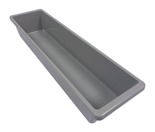 10Mini-GHIPS Mini-10 Gray ABS Tub without Cup Holder