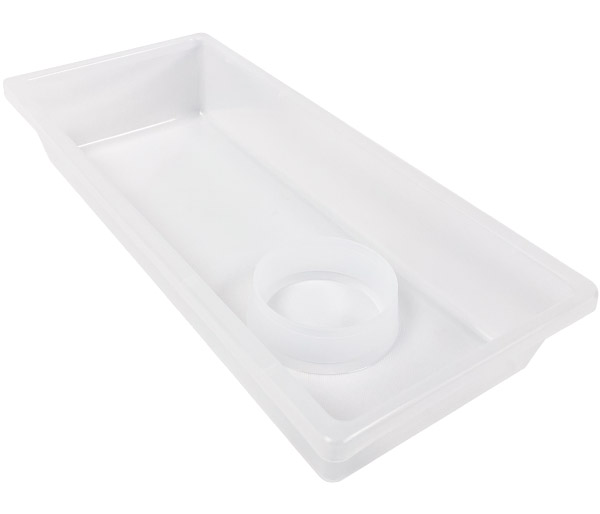 10-Series Semi-Clear Tub with Cup Holder