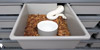 50 Series Tub with Hide showing ivory ball python