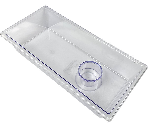 50S-PC 50-Series Clear Polycarbonate Tub with Cup Holder