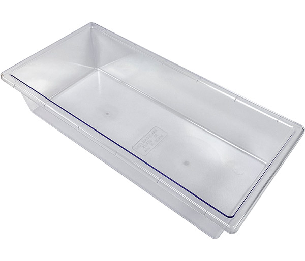 50-Series Clear Polycarbonate Tub without Cup Holder