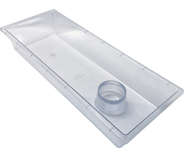 55S-PC 55-Series Clear Polycarbonate Tub with Cup Holder
