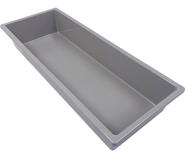 55-Series Gray Tub with Cup Holder