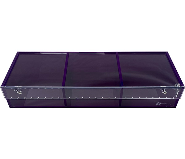 ARS  Purple 3 Compartment Display