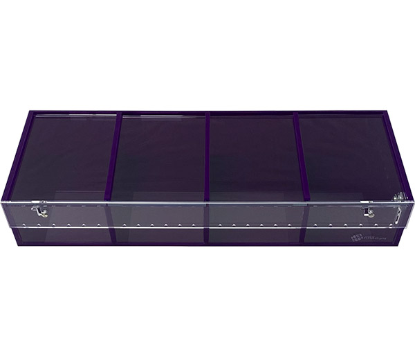 ARS  Purple 4 Compartment Display