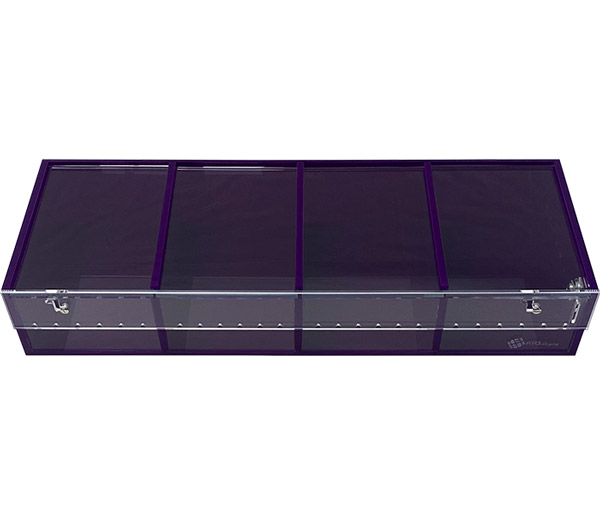 ARS Purple 4 Compartment Display