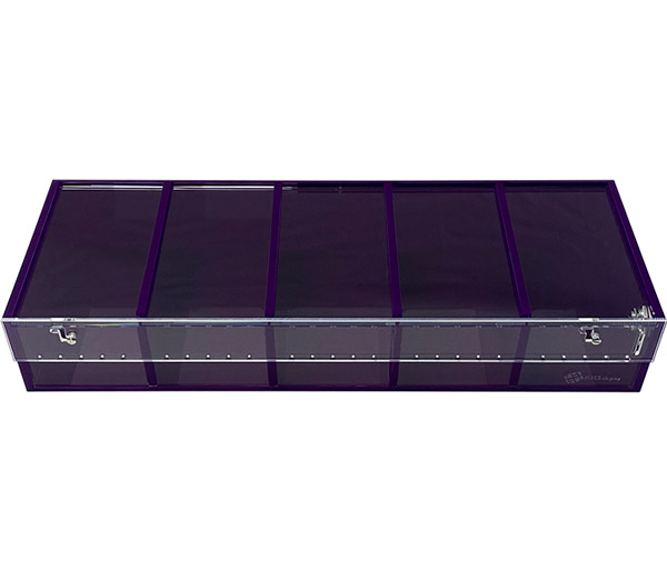 ARS Purple 5 Compartment Display