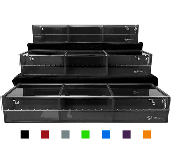 ARS black.jpg 3-Tier Color Acrylic Setup