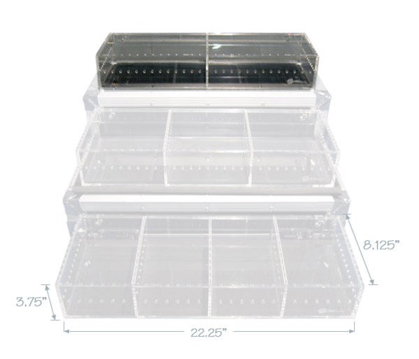 ARS-Clear 2 Compartment Display